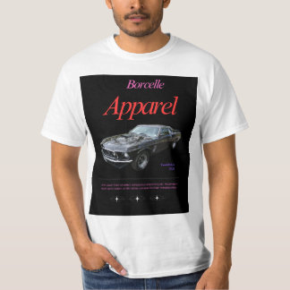Black and Grey 3D Modern Simple streetwear Car T-Shirt