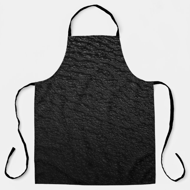 Black and grey area rug apron (Front)