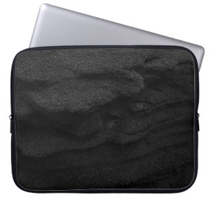 Black and grey area rug laptop sleeve