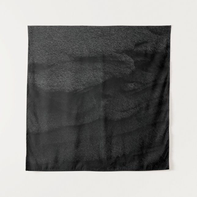 Black and grey area rug tapestry (Front)
