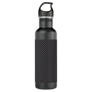 Black and Grey Carbon Fibre Polymer 710 Ml Water Bottle