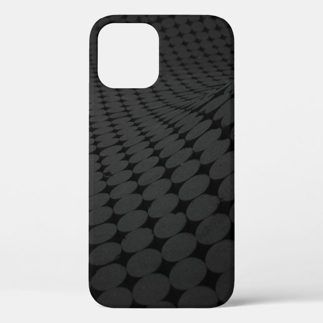 Black and grey dotted surface Case-Mate iPhone case (Back)