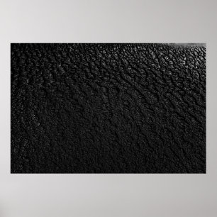 Black and grey floral textile poster