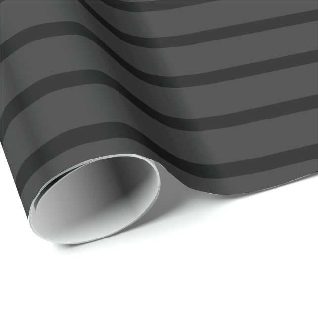 Black and Grey Gift Wrap - HAMbyWG Tissue Paper (Roll Corner)