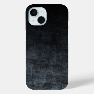 Black and Grey Grunge Ombre Texture iPhone 15 Case