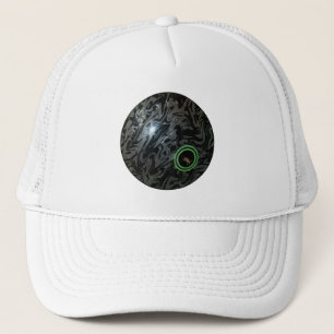 Black And Grey Lawn Bowl, Truckers Hat