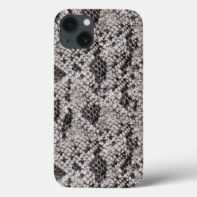 Black and Grey Snake Skin Case-Mate iPhone Case (Back)