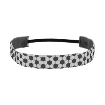 Black and grey Soccer headband