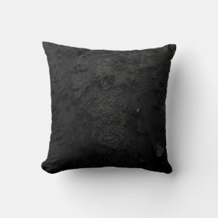Black and grey stone fragment cushion