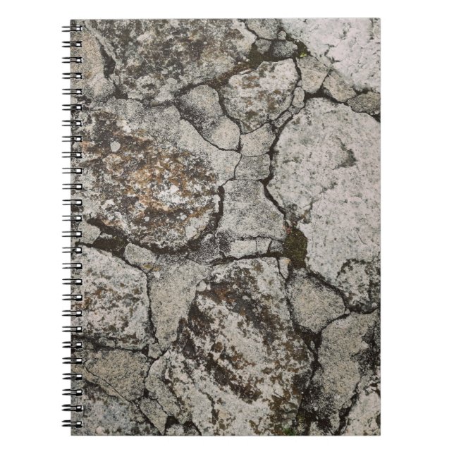 Black and grey stone fragment notebook (Front)