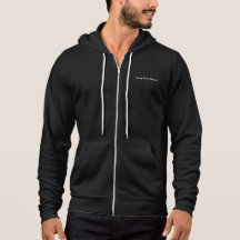 Black and Grey Zipper Hoodie With GB Name on Front