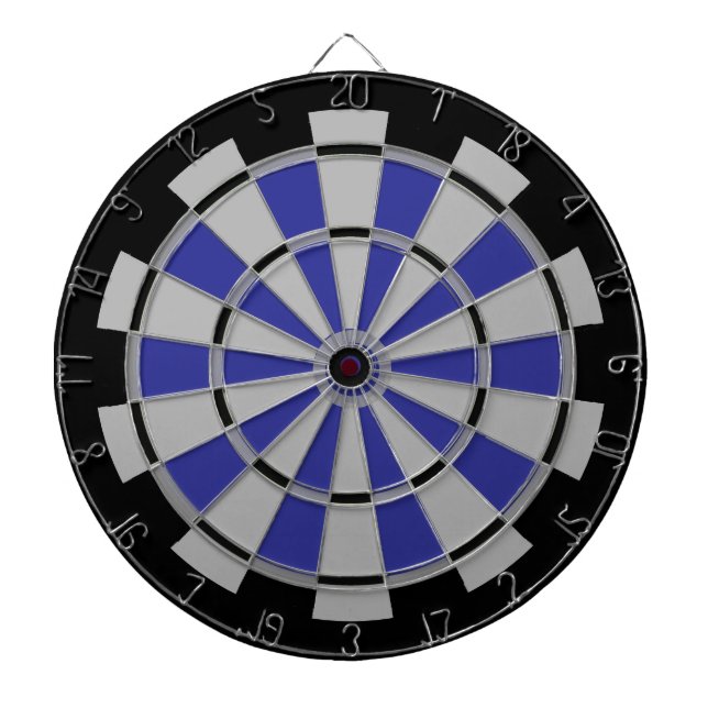 Black and Navy with Grey Stack Regulation  Dartboard (Front)