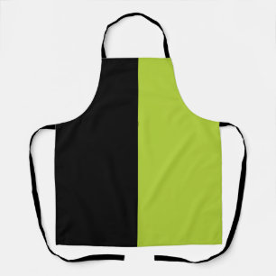 Black and Neon Green Apron