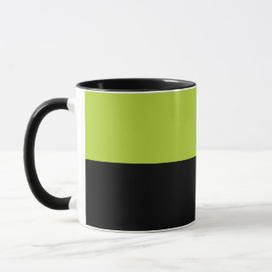 Black and Neon Green Mug