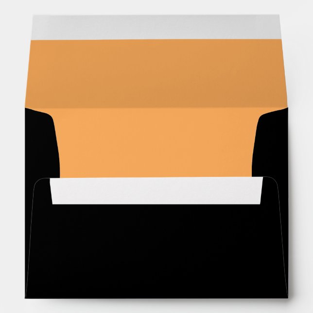 Black and orange Envelope (Back (Bottom))