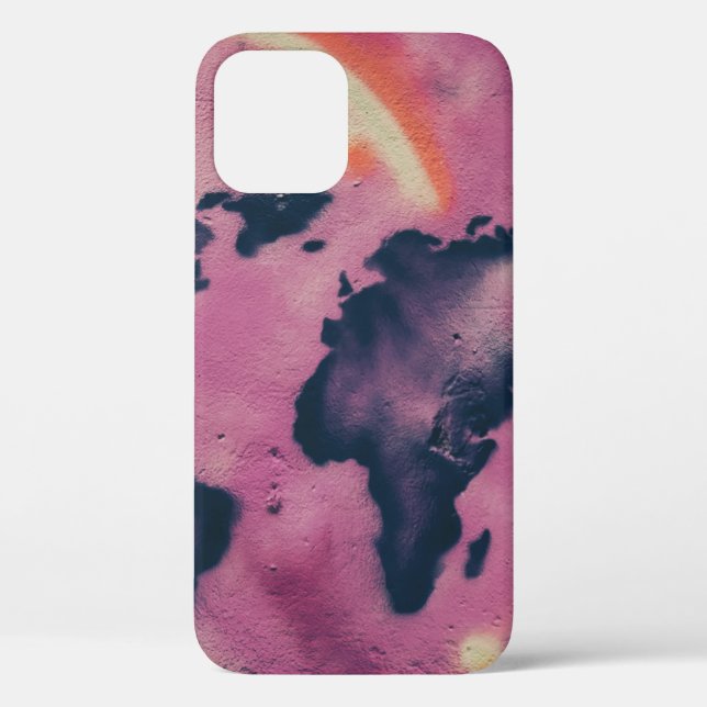 Black and pink abstract art Case-Mate iPhone case (Back)