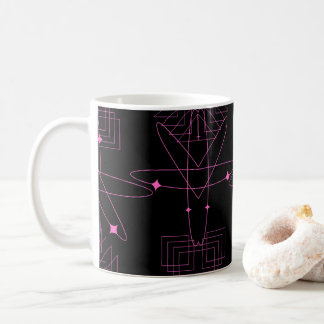 Black and Pink Coffee Mug