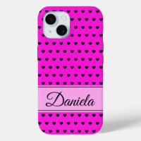 Black And Pink Custom Name