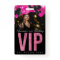 Black and Pink Customisable VIP All Access Badge