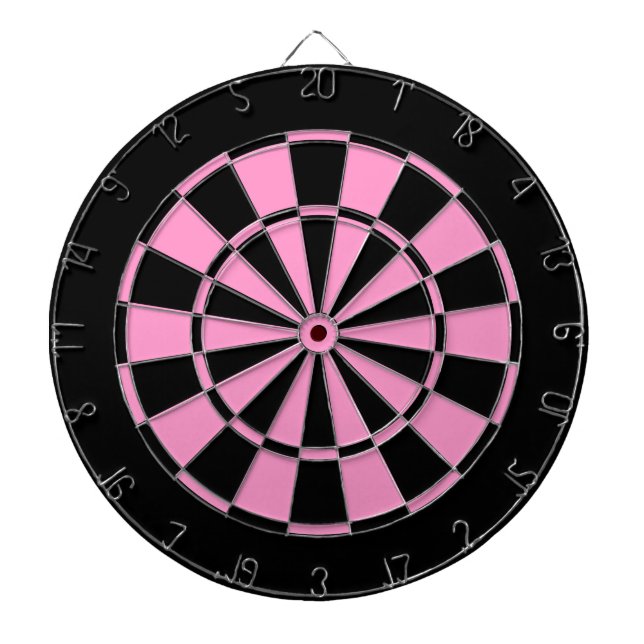 black and pink dartboard (Front)