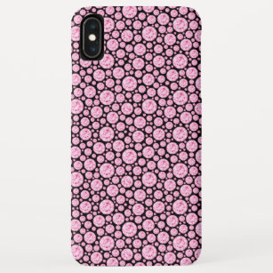 Black and Pink Diamond Bling Pattern Case-Mate iPhone Case