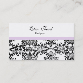 Black and Pink  Elegant Business Cards