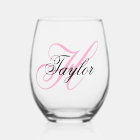 Black and Pink Fancy Monogram