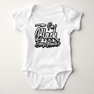 Black and Proud, Black History Month Baby Bodysuit