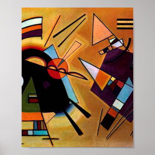 Black and purple by Vassily Kandinsky Poster