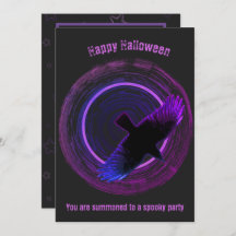 Black and Purple Crow Halloween