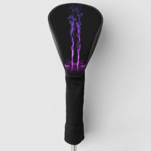 Black and Purple Dragon Smoke Golf Head Cover