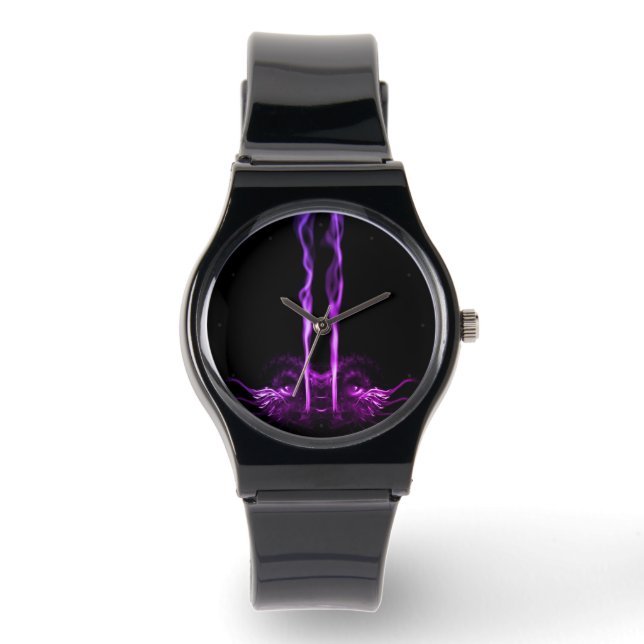 Black and Purple Dragon Smoke Watch (Front)