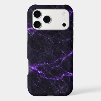 Black and Purple Marble Phone Case