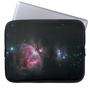 BLACK AND PURPLE NEBULA DIGITAL WALLPAPER LAPTOP SLEEVE