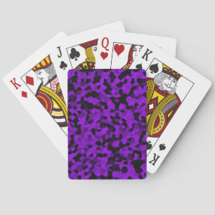 Black and purple shades of chalk playing cards