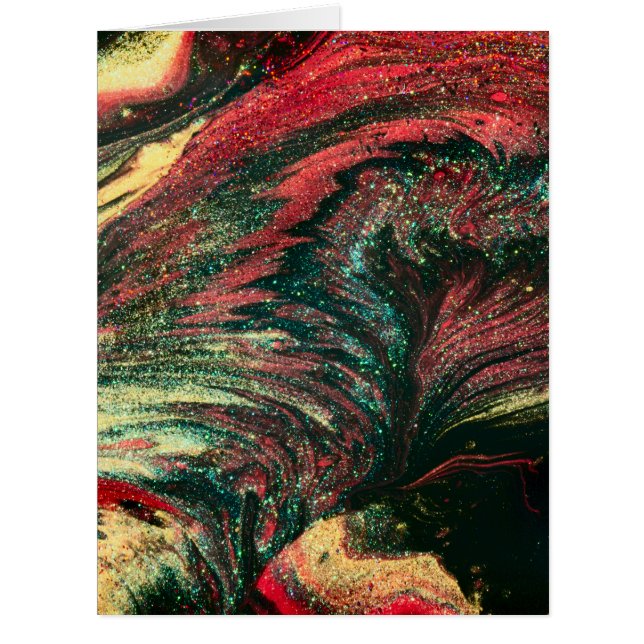 Black and Red Abstract (Front)