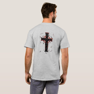 Black and Red Cross T-Shirt