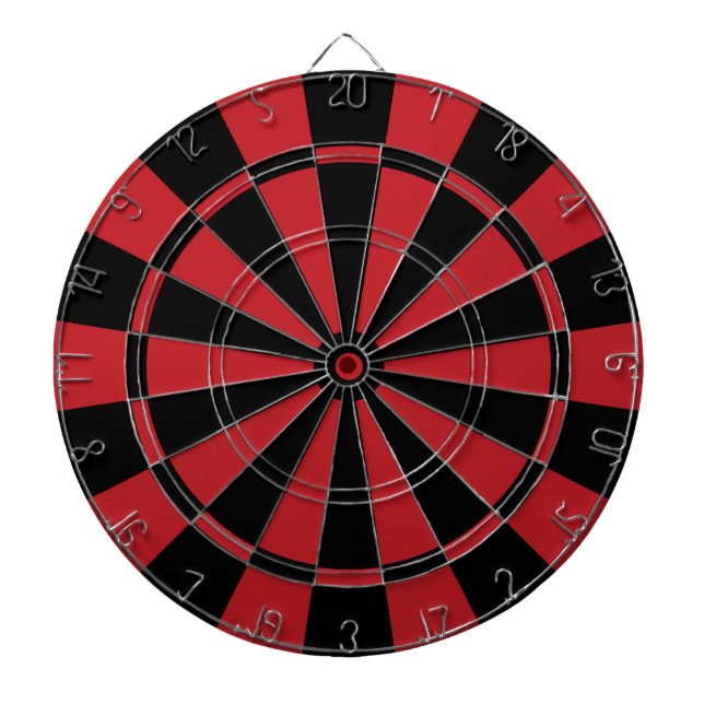 Black and Red Dart Board (Front)