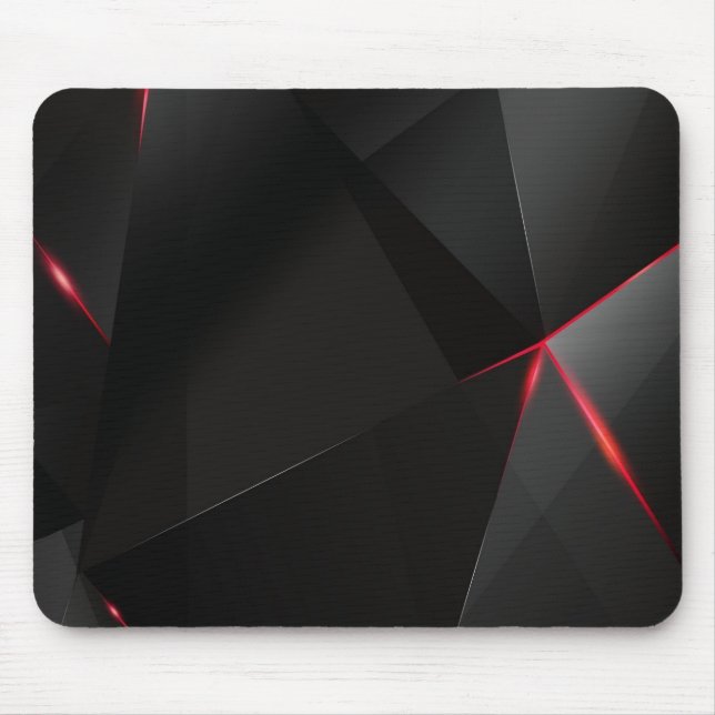 Black and Red Mousepad (Front)