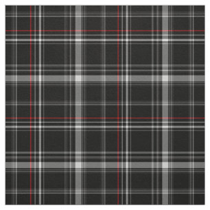 black and red plaid fabric