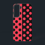 Black and Red Polka Dots Samsung Galaxy Case<br><div class="desc">Samsung Galaxy Cases or iPhone Cases with Black and Red Polka Dots Ladybug Design - Choose / Add Your Favourite Colours ! Choose / Add Your Unique Text / Name / Colour - Make Your Special Gift - Resize and move or remove and add elements / text with Customisation tool...</div>