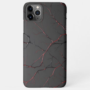 Black and Red Veins iPhone 11Pro Max Case