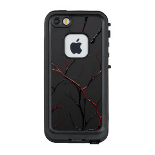 Black and Red Veins LifeProof FRÄ’ iPhone SE/5/5s Case