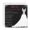 Black and Red Wedding Gown Bridal Shower
