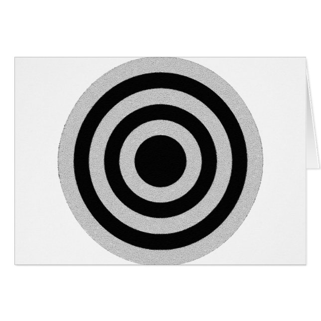 Black and Silver BullsEYE (Front Horizontal)