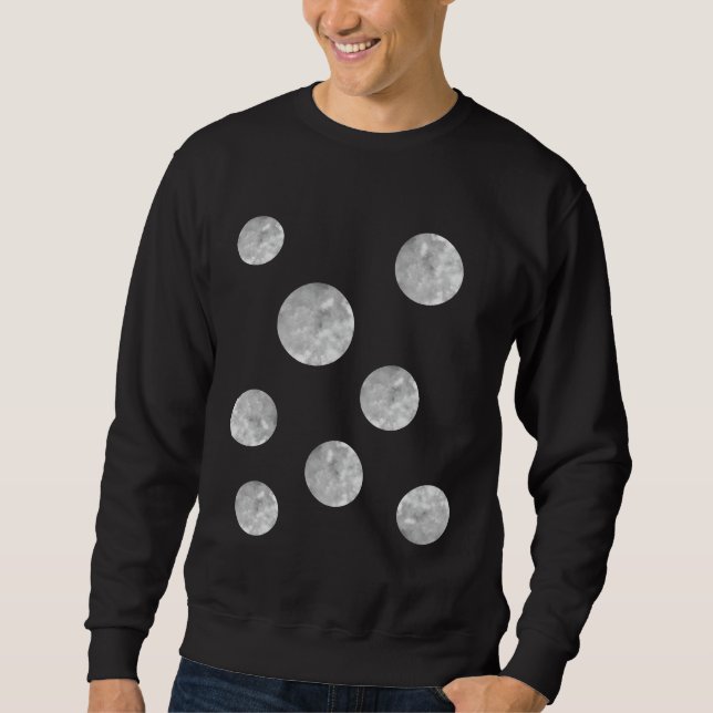 Black and Silver Men's  Sweatshirt (Front)