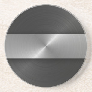 Black And Steel Coaster