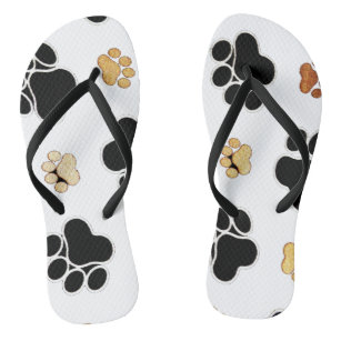 Dog paw 2024 print sandals