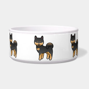Black And Tan Cartoon Shiba Inu