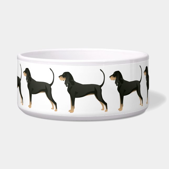 Black and Tan Coonhound Basic Breed Customisable (Front)
